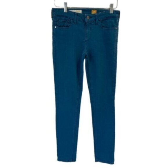 Pilcro and the letterpress By Anthropologie | Teal Denim Skinny Jeans Size 26 - Picture 1 of 9